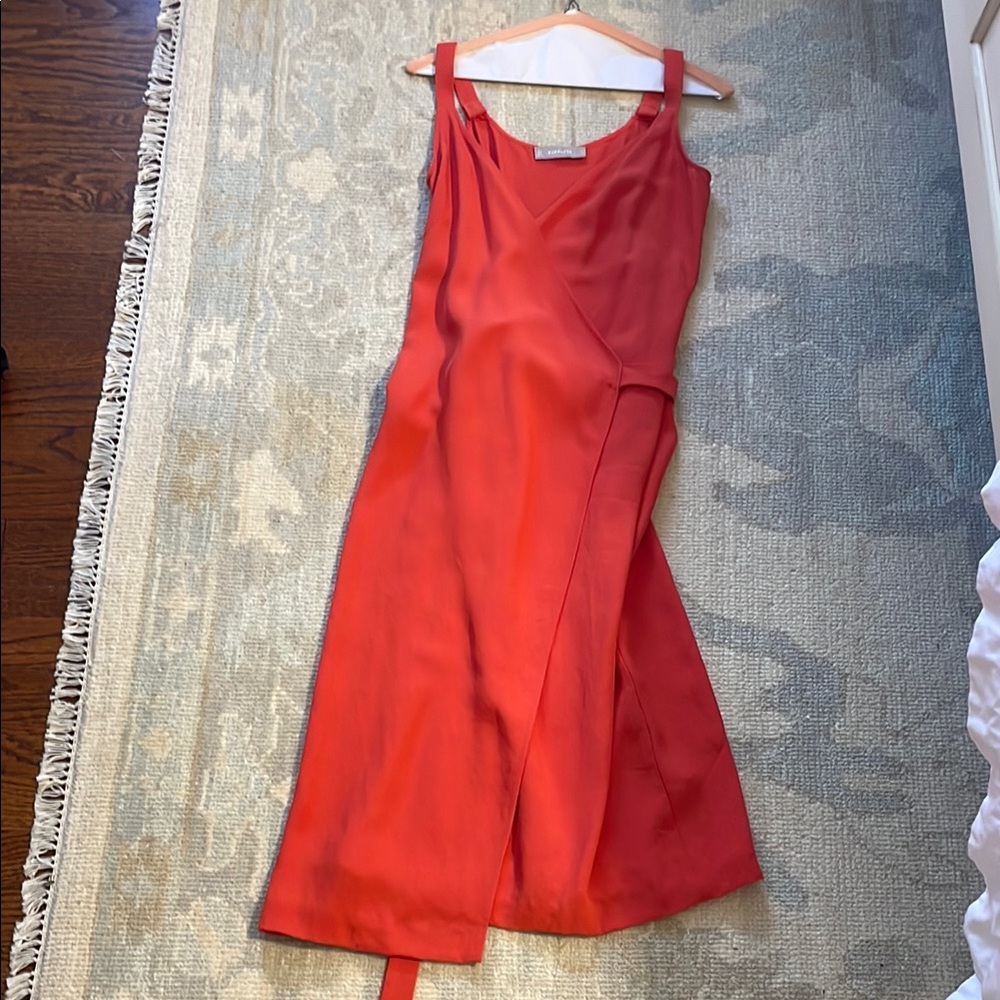 Everlane Japanese Weave Wrap Dress - Picture 3 of 4